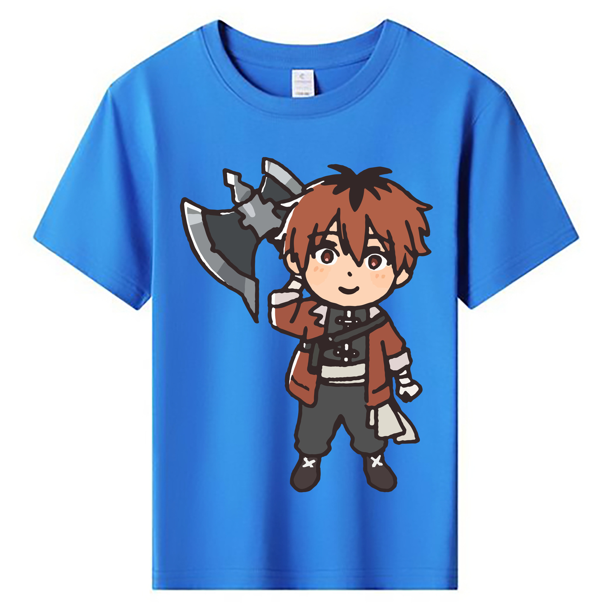 （画像用） 葬送のフリーレン Frieren 綿100％キッズTシャツ（フロントプリント）